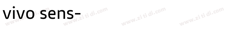 vivo sens字体转换
